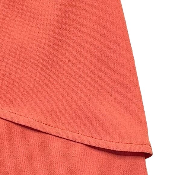 Exte Orange Halter Wrap Mini Dress 38 IT 2 US - Picture 3 of 4